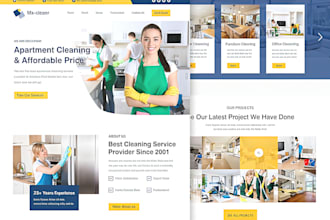 wordpress commercial cleaning website office cleaning business cleaning website