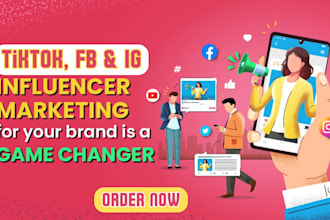 do instagram tiktok youtube influencers marketing research outreach growth leads