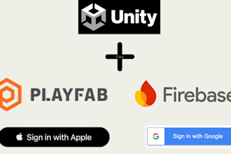 integrate playfab, firebase, and custom backend solutions in unity