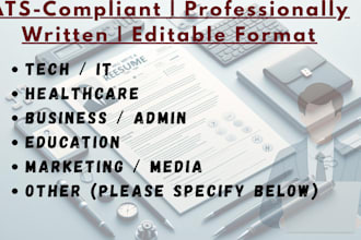 write a resume that is ats friendly and professional