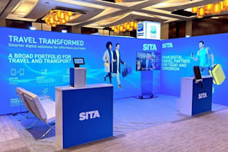 design stunning trade show booth backdrops and exhibition stand banners