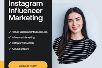 provide best fit instagram influencers list for your brand