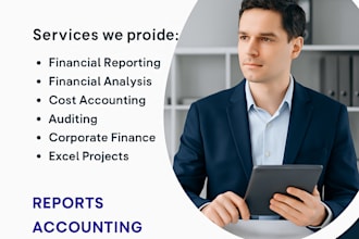 do accounting and finance assignments financial analysis reports excel projects