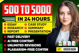 write 300 to 5000 words essay as an essay writing expert
