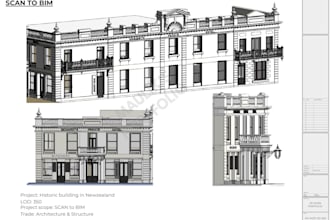 create 3d models in revit, cad to bim and scan to bim