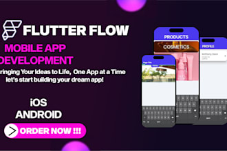 build flutterflow app flutter app flutter flow bubble app mobile app developer