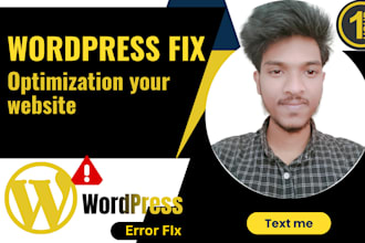 expert bug solve, wordpress fix, fast delivery, best services