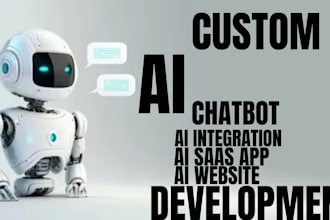 develop ai mobile app, ai saas, ai web app, ai chatbot or custom mobile app