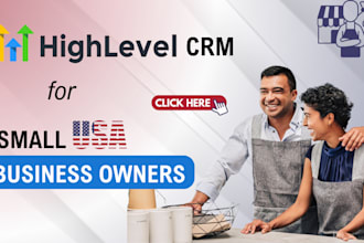 setup small business gohighlevel crm, build ghl startup automation, gyms plumber