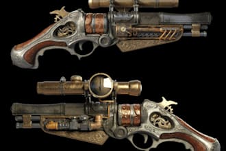 do 3d model, game asset, fivem gun car logo trailer script for your fivem server