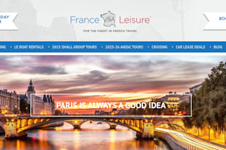 design seo optimized travel agency website with tour and booking features