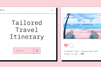create a personalized travel itinerary