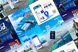 do tour and travel social media ads design for your agency