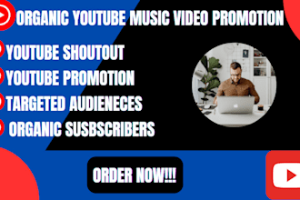 promote your youtube music video channel organically and shoutout to 1m audience