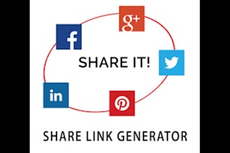 promote link and share your link on facebook to 1m   people