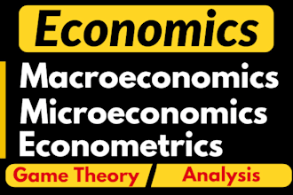 do game theory micro economics macroeconomics econometrics statistical analysis