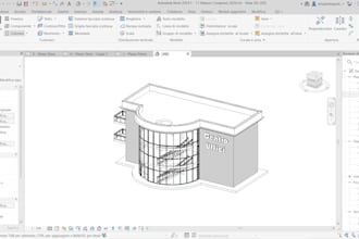 create a 3d bim model in revit for architecture projects
