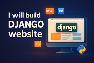 build a responsive django website or web app with clean code