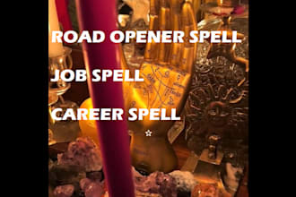 do job spell, career progress, road opener and good opportunity spell