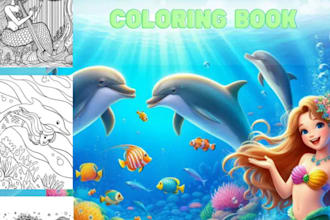 draw childrens book illustration and storybook illustration for children story