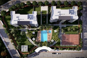 remodel 3d master site plan, modify exist floorplan, driveway exterior, backyard