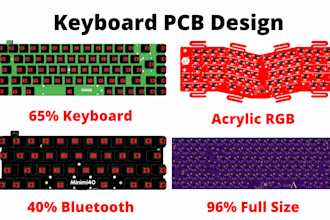 design your mechanical keyboard pcb with a schematic circuit keyboard animation