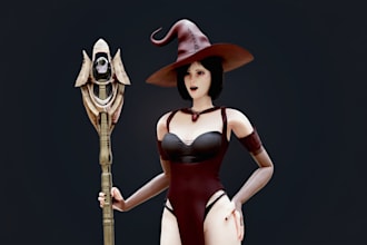 design 3d game character modeling, rigging, texturing, and animation for games