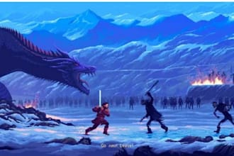 create pixel art game assets 2d game sprites  animation
