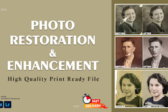 do restore old photo, enhance, upscale and colorize