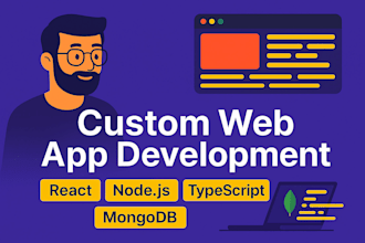 build custom full stack websites with react node js and mongodb and design web