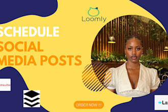 schedule social media post via hootsuite sprinklr recurpost later loomly buffer