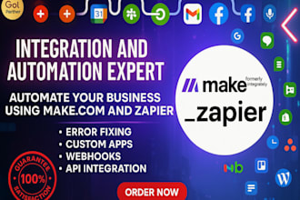 automate your workflow with zapier automation integration integromat make com