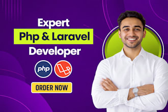 be your expert PHP laravel developer to build custom websites