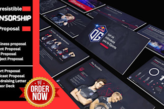 review, proofread, and edit your event, sport, podcast sponsorship proposal deck