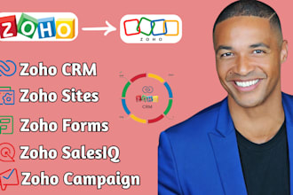 set up and customized zoho crm one zoho campaign zoho forms