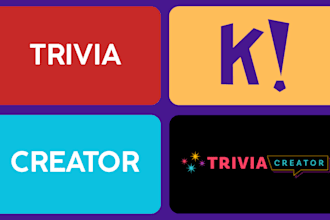 create a quiz using kahoot or triviacreator