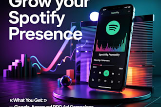 render spotify album promotion spotify music track promotion