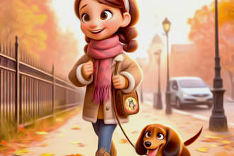 illustrate children story book illustration , children story, picture book