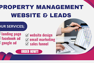 generate property management leads hotel booking vacation website mortgage leads