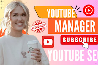 boost your youtube channel with expert SEO, management, and video editing