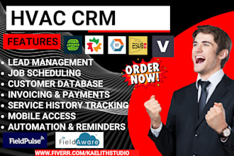 setup hvac CRM software jobber limble servicetrade esub fieldpulse joist vonigo