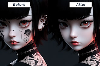 edit, fix and enhance your ai art photo or image