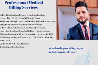 do medical billing for infectious disease, gastroenterology, mental, televisit