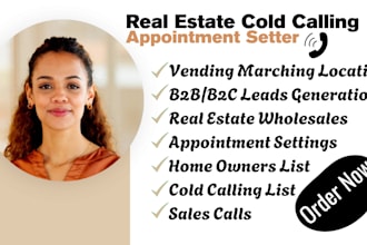janitorial real estate wholesale appointment setter vending machine cold calling