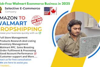 manage your amazon to walmart dropshipping and 2 step store