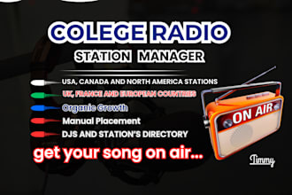 submit your song to 5000 to live college radio campus radio stations in USA