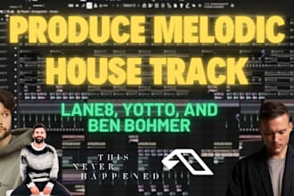 produce melodic house like lane8, yotto and ben bohmer