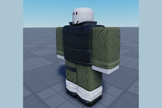 make custom roblox ugc, roblox layered clothing model for r6 and  r15 avatars