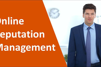 do online reputation management, orm, service to suppress negative links