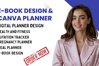 design workout plan, medical and health fitness ebook on canva pdf lead magnet